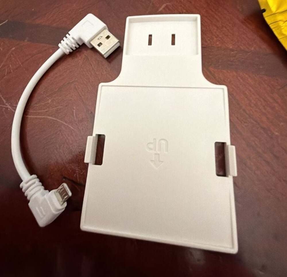 Wall Outlet Mount for Ring Bridge with USB Cable
